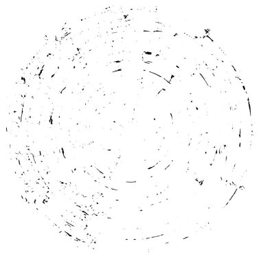 Beyaz arkaplanda soyut siyah yuvarlak şekil. vektör illüstrasyonu