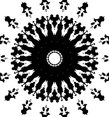 Soyut çember deseni, vektör çizimi. güzel süs arkaplanı