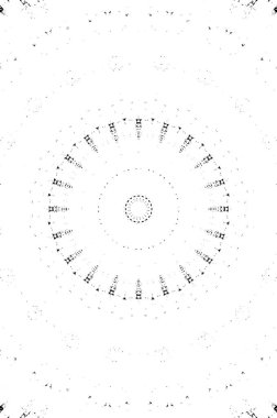 Siyah ve beyaz süslemeli arka plan. Mandala deseni.