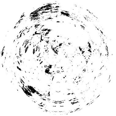 Siyah ve Beyaz Grunge Örtüsü elementi. Kirli Tek Renkli Vektör Çizim Arkaplanı