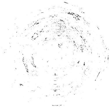 Beyaz arkaplanda soyut siyah yuvarlak şekil. vektör illüstrasyonu