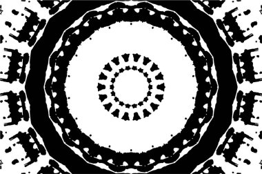 Soyut çember deseni, vektör çizimi. güzel süs arkaplanı