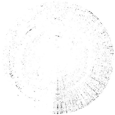 Beyaz arkaplanda soyut siyah yuvarlak şekil. vektör illüstrasyonu