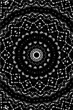 Kaleydoskopik desenli tek renkli süslemeli arkaplan