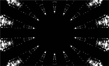 Dekoratif siyah beyaz arka plan. Mandala deseni.