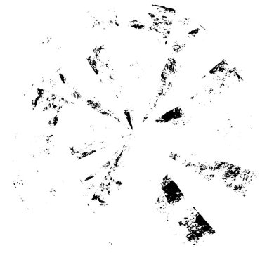 Siyah ve Beyaz Grunge Örtüsü elementi. Kirli Tek Renkli Vektör Çizim Arkaplanı