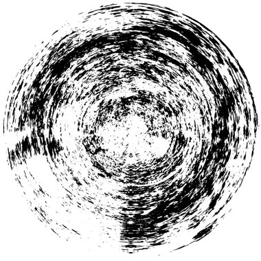 Siyah ve Beyaz Grunge Örtüsü elementi. Kirli Tek Renkli Vektör Çizim Arkaplanı