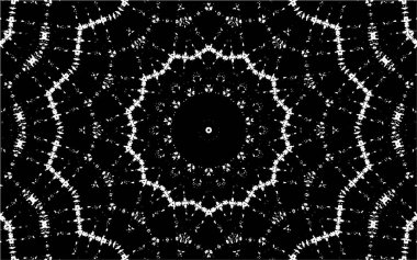 Kaleydoskopik desenli süslemeli tek renkli arkaplan