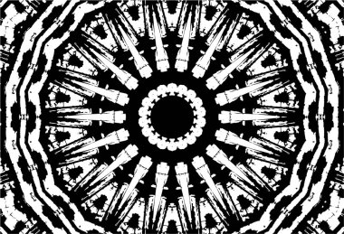 Soyut çember deseni, vektör çizimi. güzel süs arkaplanı