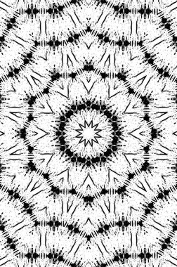 Beyaz arkaplanda soyut siyah yuvarlak şekil. vektör illüstrasyonu    