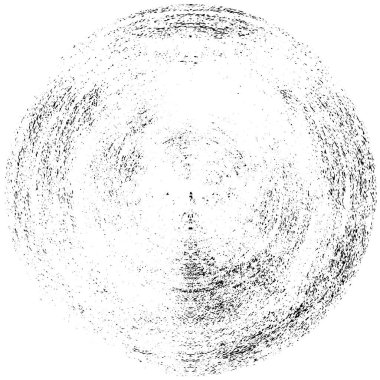 Beyaz arkaplanda soyut siyah yuvarlak şekil. vektör illüstrasyonu    