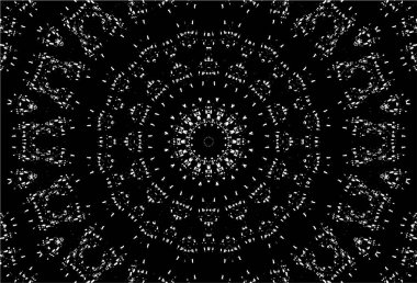 siyah ve beyaz arkaplan eski grunge vintage mandala arkaplanı 
