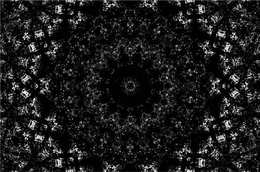 siyah ve beyaz grunge illüstrasyonu