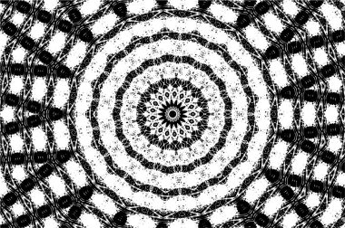 siyah ve beyaz grunge illüstrasyonu