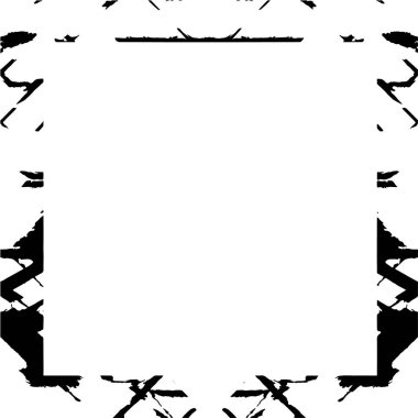 siyah ve beyaz grunge illüstrasyonu