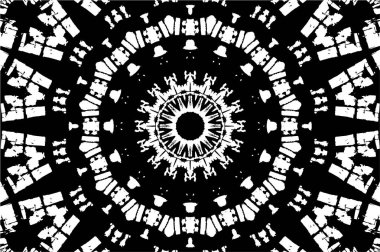 Soyut çember deseni, vektör çizimi. güzel süs arkaplanı