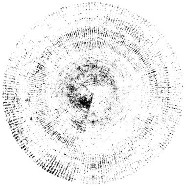 Siyah Grunge Yuvarlak Düzen Beyaz Arkaplan 'da izole edildi. Mürekkep Sıçratma Tasarımı