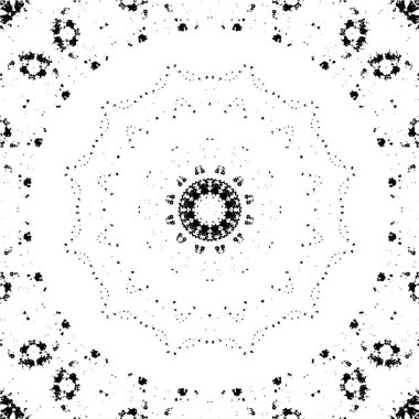 soyut yuvarlak mozaik vektör çizimi