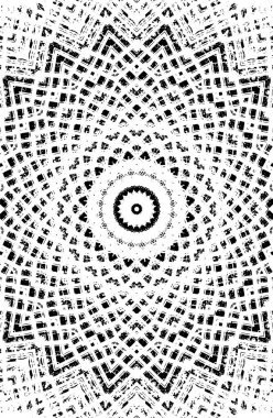 Soyut geometrik şekilli kusursuz desen 