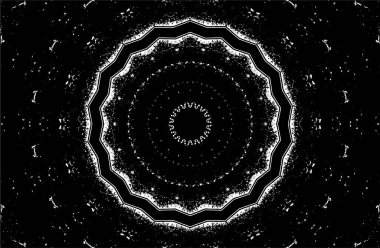 siyah ve beyaz arkaplan eski grunge vintage mandala arkaplanı 