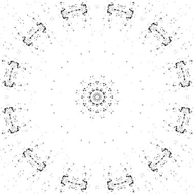 Soyut geometrik şekilli kusursuz desen 