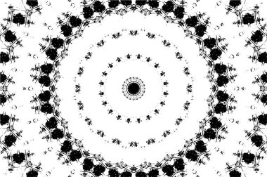 Simetrik desenli eski grunge arkaplanı 