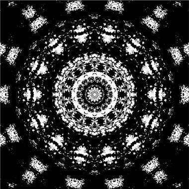 Simetrik desenli eski grunge arkaplanı 