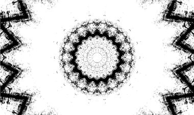 Simetrik desenli eski grunge arkaplanı 