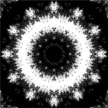 Simetrik desenli eski grunge arkaplanı 