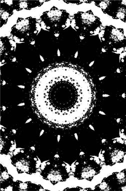 Simetrik desenli eski grunge arkaplanı 