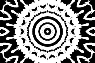 Soyut çember deseni, vektör çizimi. güzel süs arkaplanı