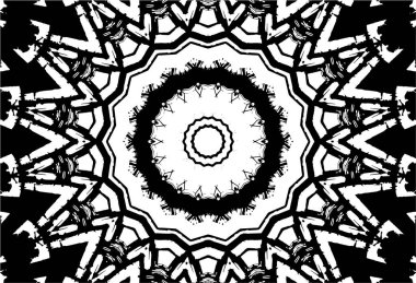 Soyut çember deseni, vektör çizimi. güzel süs arkaplanı