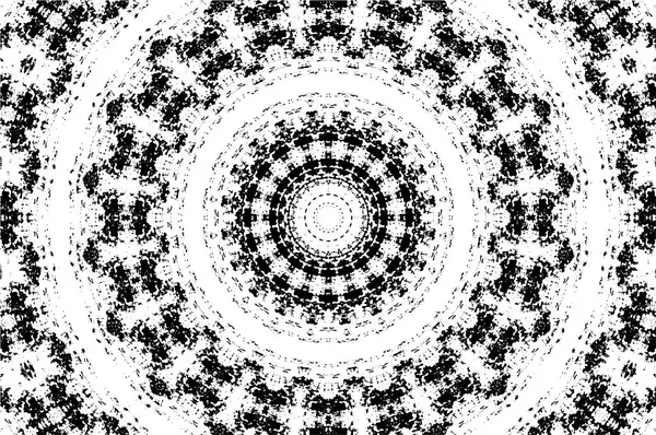 Siyah ve beyaz süslemeli arka plan. Mandala deseni.