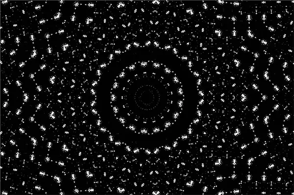 Beyaz arkaplanda soyut siyah yuvarlak şekil. vektör illüstrasyonu