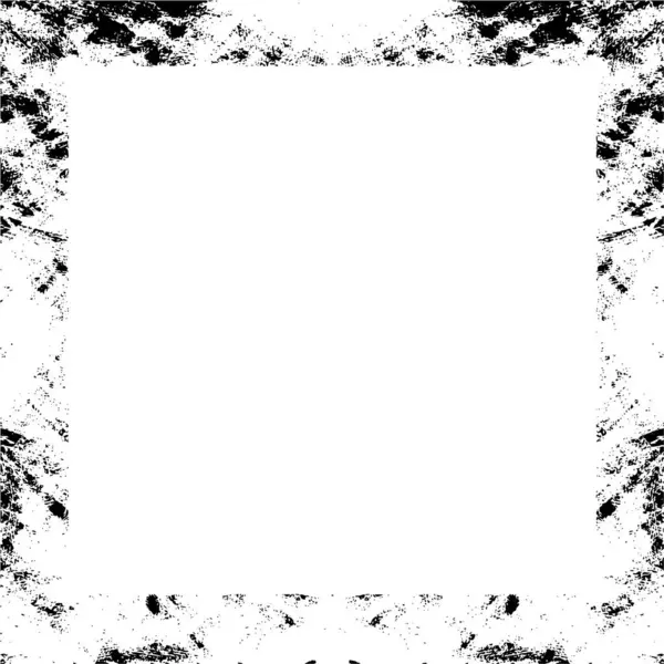 白色背景上的黑色正方形边界 — 图库矢量图片