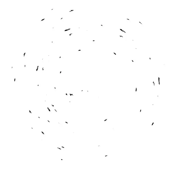 Αφηρημένο Μαύρο Στρογγυλό Σχήμα Λευκό Φόντο Εικονογράφηση Διανύσματος — Διανυσματικό Αρχείο