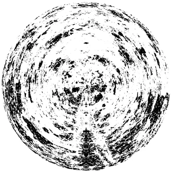 Абстрактна Чорна Кругла Форма Білому Тлі Векторна Ілюстрація — стоковий вектор