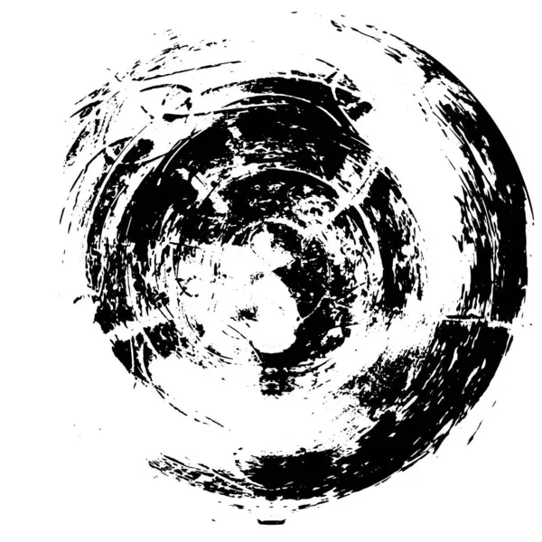 Schwarz Weiße Grunge Illustration — Stockvektor