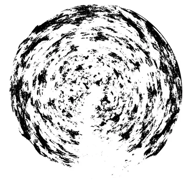 Black Grunge Pattern Isolated White Background Ink Splatter Design — Stock Vector