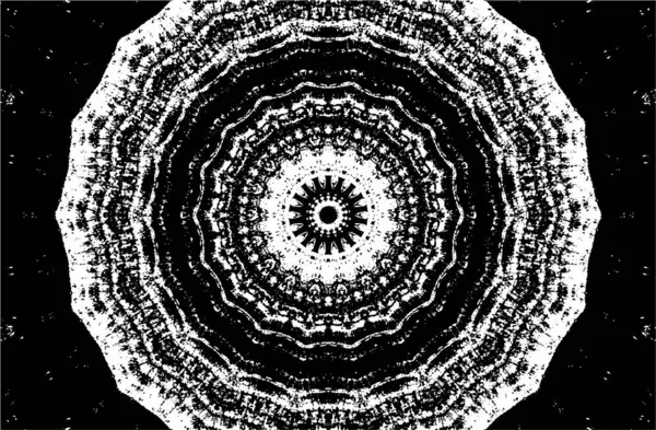 Dekoratif siyah beyaz arka plan. Mandala deseni.