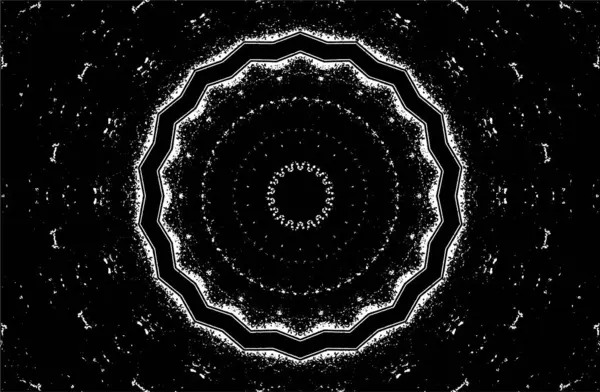 siyah ve beyaz arkaplan eski grunge vintage mandala arkaplanı 