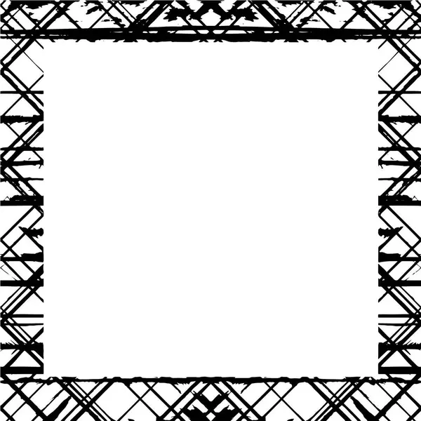 Abstrakter Grunge Rahmen Auf Weißem Hintergrund Vorlage Für Vektordesign — Stockvektor