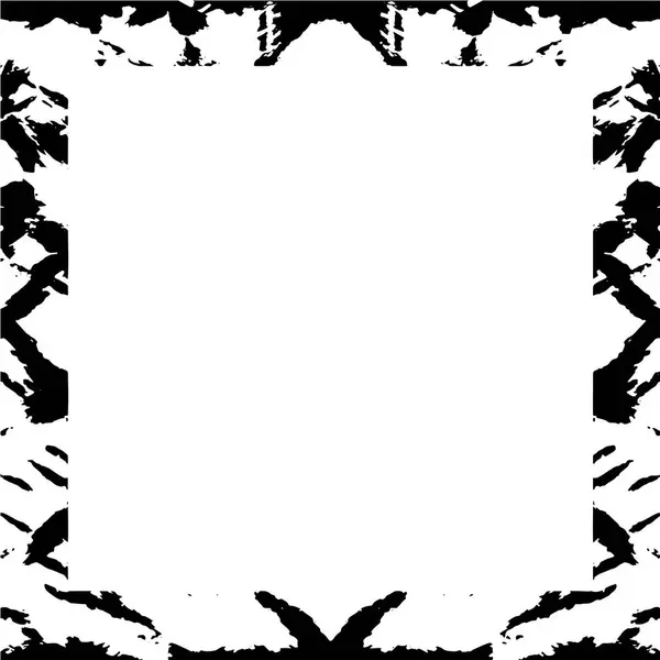 Cadre Grunge Abstrait Sur Fond Blanc Modèle Conception Vectorielle — Image vectorielle