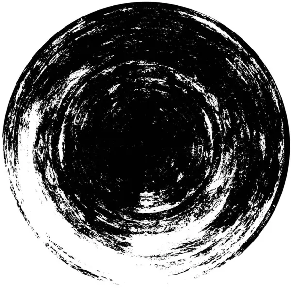Μαύρο Και Άσπρο Grunge Στρογγυλό Φόντο — Διανυσματικό Αρχείο