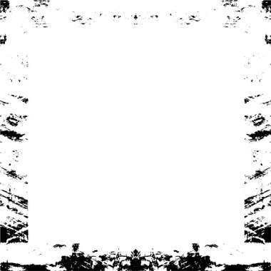 Beyaz arkaplanda siyah kare kenar.