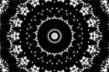 siyah ve beyaz arkaplan eski grunge vintage mandala arkaplanı 