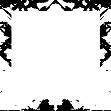 Beyaz arkaplanda soyut grunge çerçeve. Vektör tasarım şablonu.