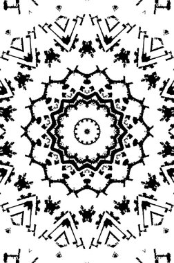 Soyut çember deseni, vektör çizimi. güzel süs arkaplanı