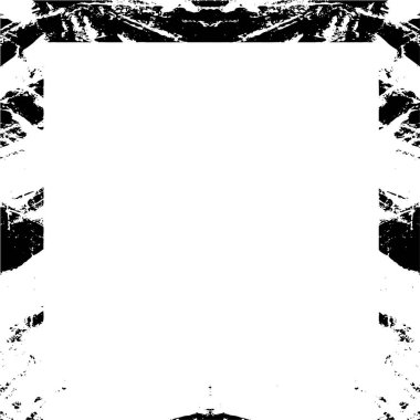 Beyaz arkaplanda siyah kare kenar.