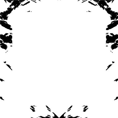 Beyaz arkaplanda soyut grunge çerçeve. Vektör tasarım şablonu.